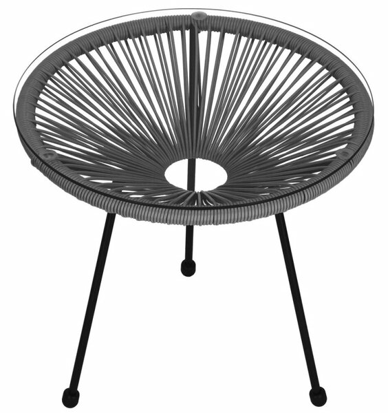 Zahradní stůl 50 cm, šedý SPRINGOS LOA GF0091