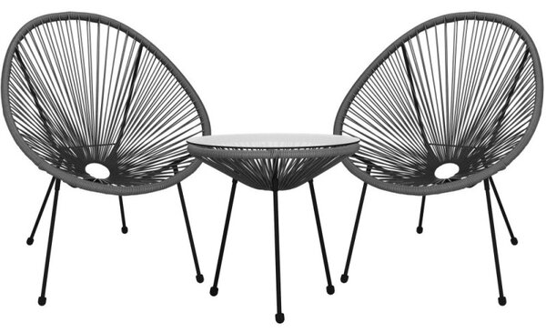 Zahradní stůl 50 cm, šedý SPRINGOS LOA GF0091