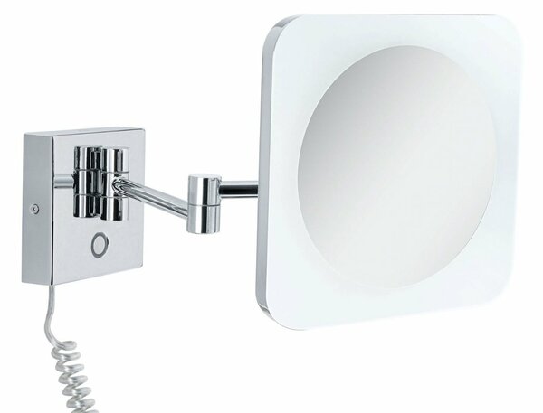 PAULMANN HomeSpa LED kosmetické zrcadlo Jora 3-násobné zvětšení IP44 chrom/bílá/zrcadlo 3,3W měnitelná bílá 789.33