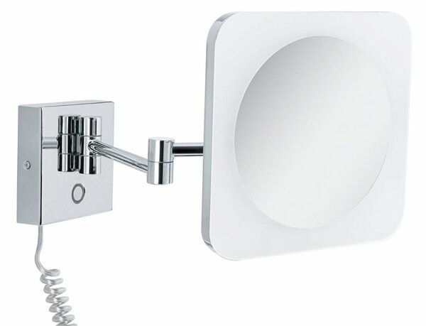 PAULMANN HomeSpa LED kosmetické zrcadlo Jora 3-násobné zvětšení IP44 chrom/bílá/zrcadlo 3,3W měnitelná bílá 789.33