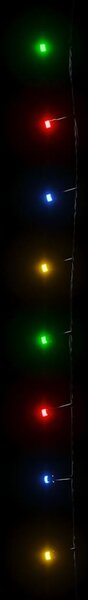 Světelný řetěz se 400 LED vícebarevný 40 m 8 světelných efektů 328827