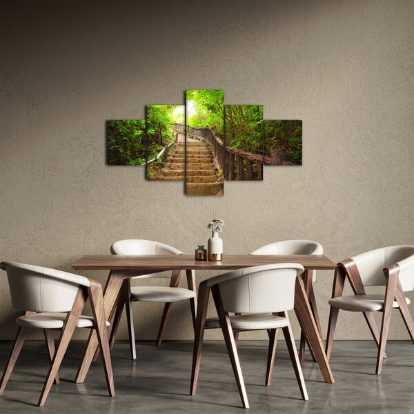 Obraz - Schody v přírodě (125x70 cm)