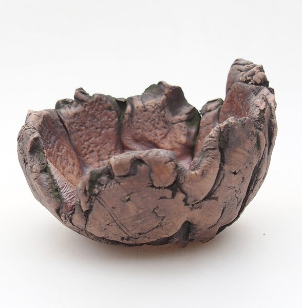 E-bonsai Keramická Skořápka 8,5 x 6 x 6,5 cm zelená