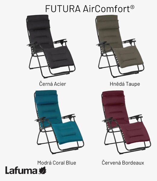Relaxační křeslo Lafuma FUTURA AirComfort hnědá Taupe