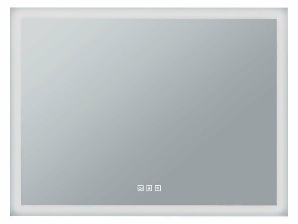 PAULMANN HomeSpa LED zrcadlo s osvětlením Mirra hranaté vyhřívané IP44 80x60 cm 22W WhiteSwitch 930.13