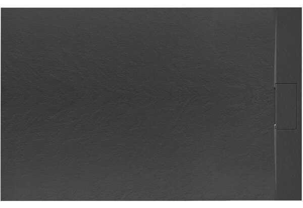 Rea Bazalt, SMC obdélníková sprchová vanička 120x90 cm, černá, REA-K3306