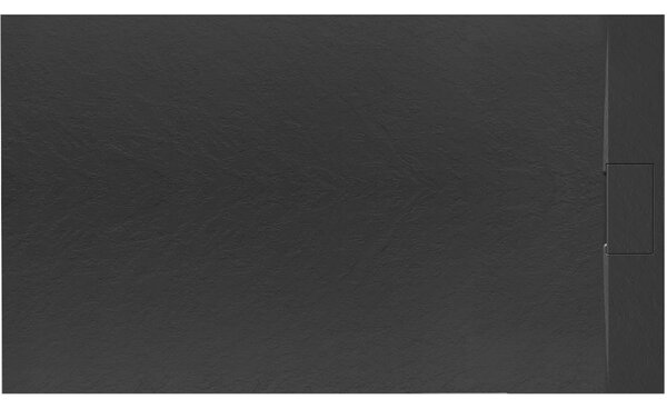 Rea Bazalt, SMC obdélníková sprchová vanička 120x80 cm, černá, REA-K3305