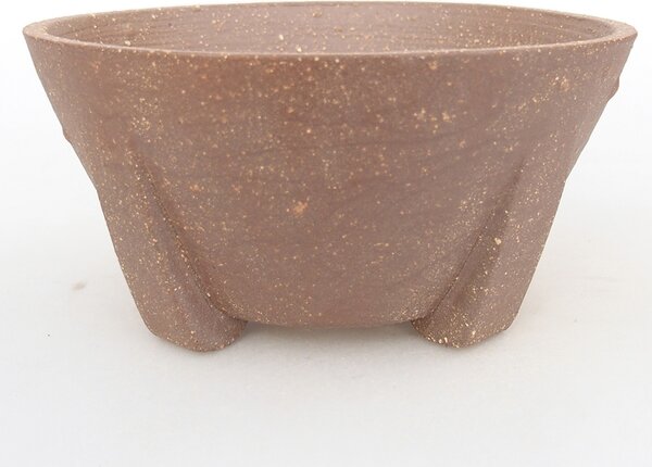 E-bonsai Keramická bonsai miska 13,5 x 13,5 x 6,5 cm hnědá