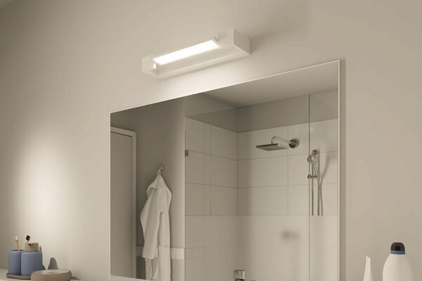 PAULMANN LED nástěnné svítidlo 3-krokové-stmívatelné Lucille IP44 2700K 230V 11,5W stmívatelné bílá