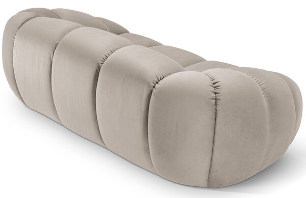 Micadoni Sametová pohovka Diana 214 cm
