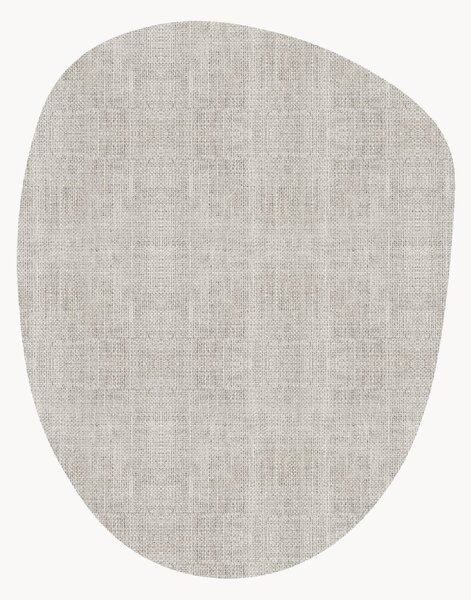 Vinylová rohožka's organickým tvarem a protiskluzovou vrstvou Forma Textura Raffia