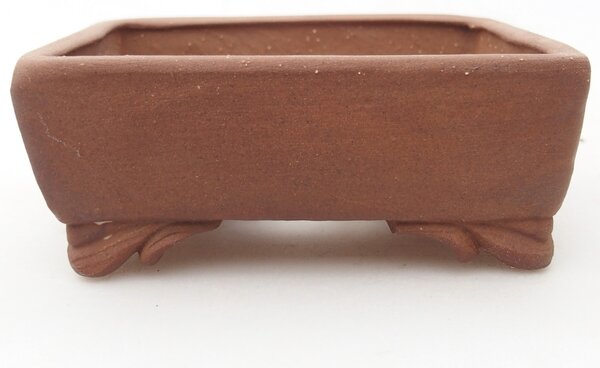 E-bonsai Keramická bonsai miska 10 x 8 x 4 cm hnědá