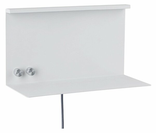 PAULMANN LED nástěnné svítidlo Ablage Jarina 4,5 W/ 1,6 W bílá/dřevo, kov/umělá hmota 789.19