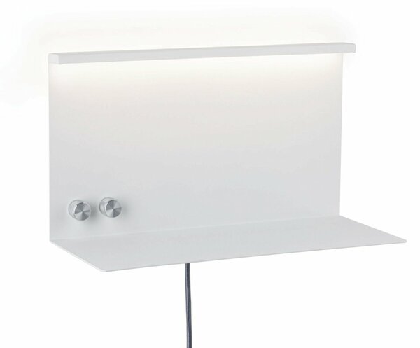 PAULMANN LED nástěnné svítidlo Ablage Jarina 4,5 W/ 1,6 W bílá/dřevo, kov/umělá hmota 789.19