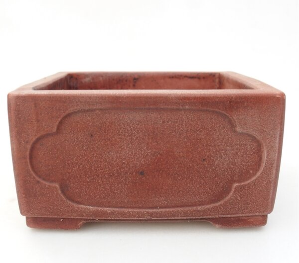 E-bonsai Miska 13 x 13 x 6,5 cm barva cíhlová