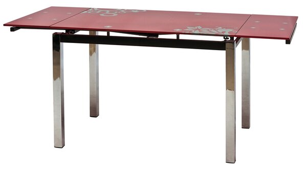 Jídelní stůl Alamak (červená) (pro 4 až 6 osob). 760185