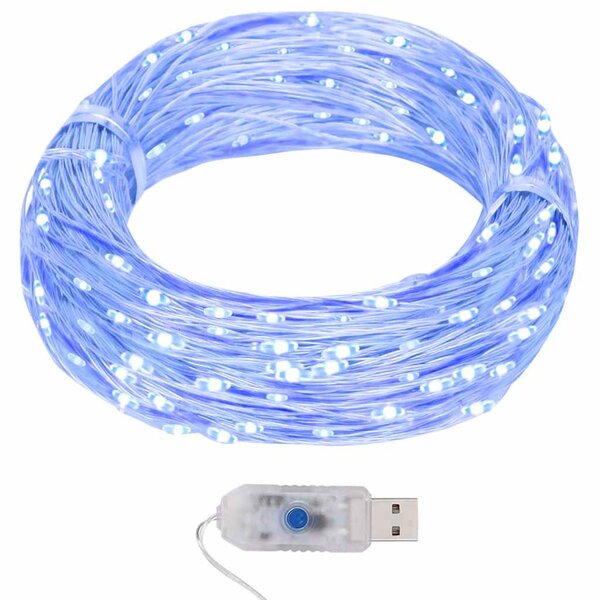 Světelný řetěz s mikro LED 40 m 400 LED modrý 8 funkcí 328849
