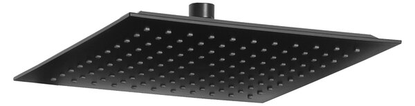Invena Svart, SLIM dešťová hlavová sprchová hlavice 25 x 25 cm, INV-SC-D1-076-S