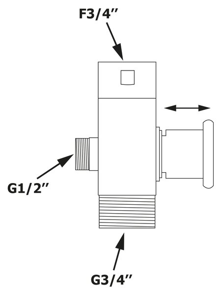 Aqualine, AQUALINE přepínač pro 52140, ND52140