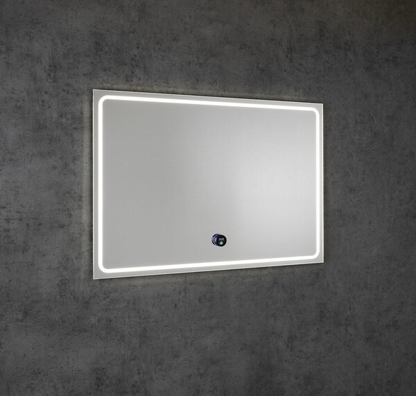Sapho Sapho, GEMINI zrcadlo s LED osvětlením 100x70cm, chytré funkce, GM100K