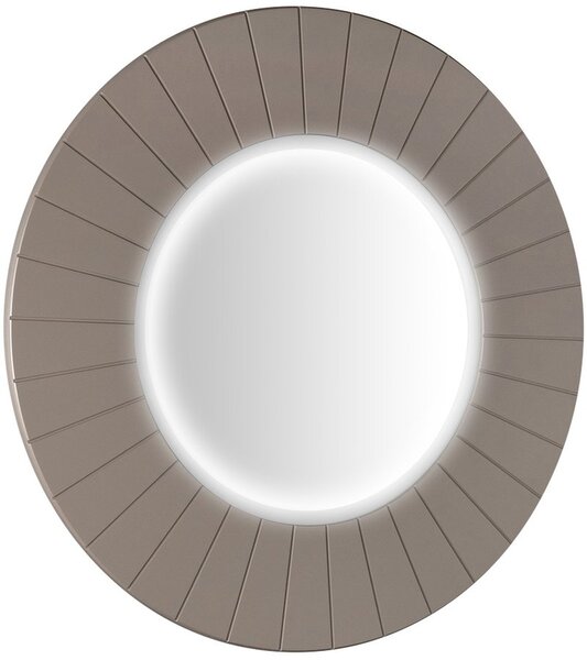 Sapho Sapho, LUMIRO STRIP kulaté zrcadlo s LED osvětlením v rámu, průměr 90cm, agila, LR950-4343S
