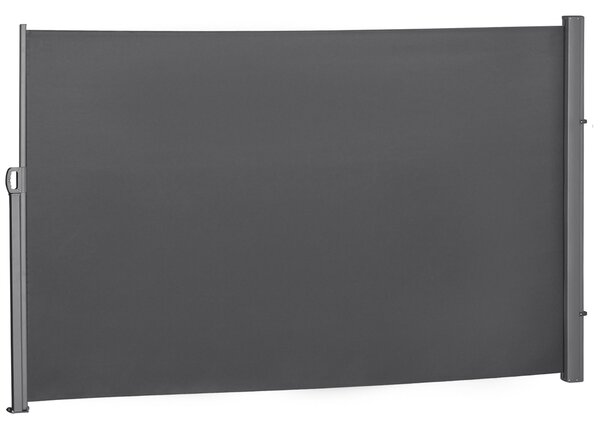 Zatahovací boční markýza Outsunny 300x180 cm - Rolovací obrazovka, voděodolná a UV ochranou pro zahradu, balkon, terasu, šedá | Aosom