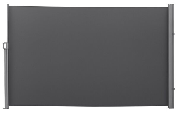 Zatahovací boční markýza Outsunny 300x180 cm - Rolovací obrazovka, voděodolná a UV ochranou pro zahradu, balkon, terasu, šedá | Aosom