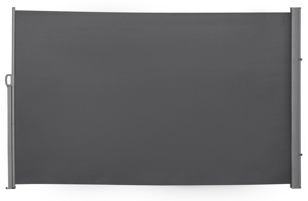 Zatahovací boční markýza Outsunny 300x180 cm - Rolovací obrazovka, voděodolná a UV ochranou pro zahradu, balkon, terasu, šedá | Aosom