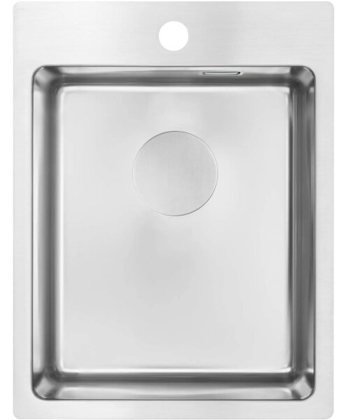 Deante ZPO_010E - Kuchyňský dřez OLFATO 50,5x39 cm kartáčovaná ocel