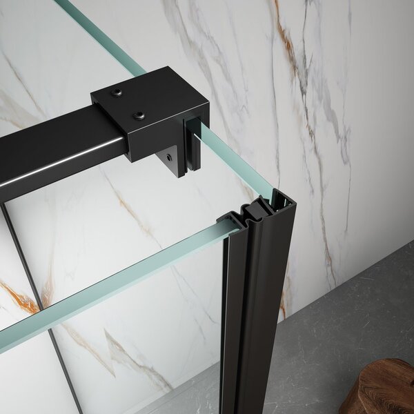 Gelco Gelco, SPIRIT BLACK obdélníková sprchová zástěna 1000x900mm L/P varianta, GI1010BGI3590B