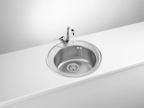 Deante ZHC_0813 - Kuchyňský dřez TWIST pr. 49 cm satin