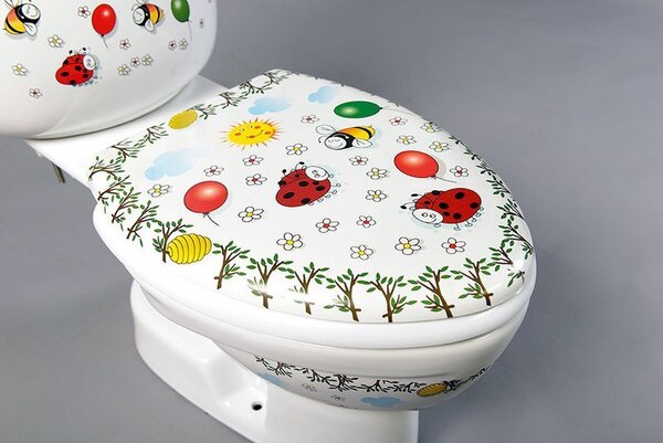 CREAVIT CREAVIT, KID dětské WC kombi vč.nádržky, zadní odpad, barevný potisk, CK311.400.0F