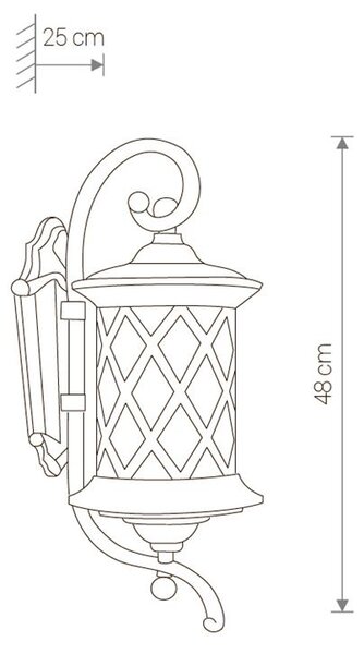 Svítidlo Nowodvorski LANTERN 6911