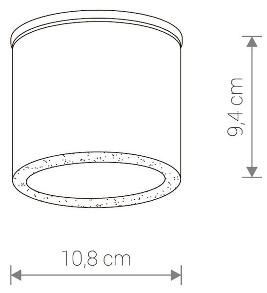 Venkovní stropní svítidlo Nowodvorski HEXA GRAPHITE 9565