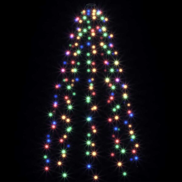 Světelná síť na vánoční stromek 180 barevných LED diod 180 cm 328876