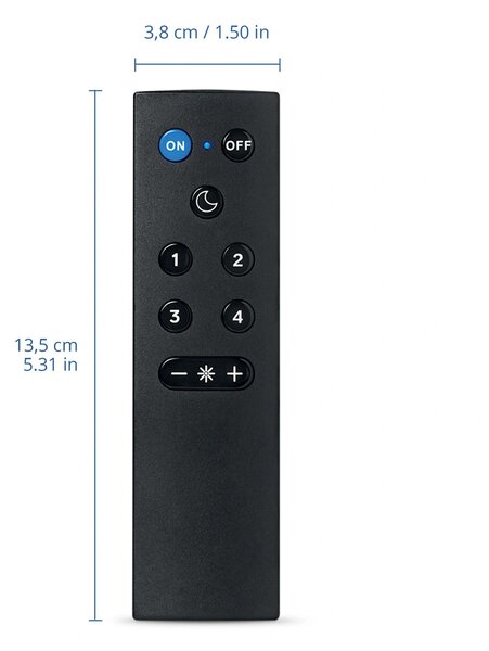 Philips dálkový ovladač s bateriemi, 1 ks