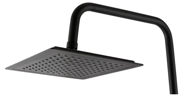 Invena Invena, DESZCZOWNIA Z BATERIE NATRYSKOWĄ STELONA, CZARNA, INV-AU-34-B04-Q