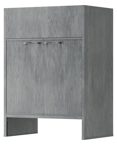 Gamma Selva, skříňka pod výlevku 572×380×798 mm, PVC, šedá, GMA-SZDPCV-G