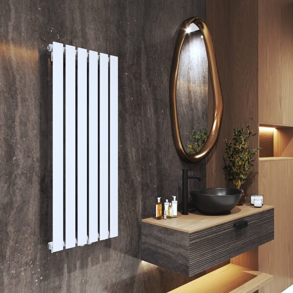 Gamma Vertical, topné těleso 450x1100 mm, 553 W, bílá matná, GMA-VERT-11045-WH