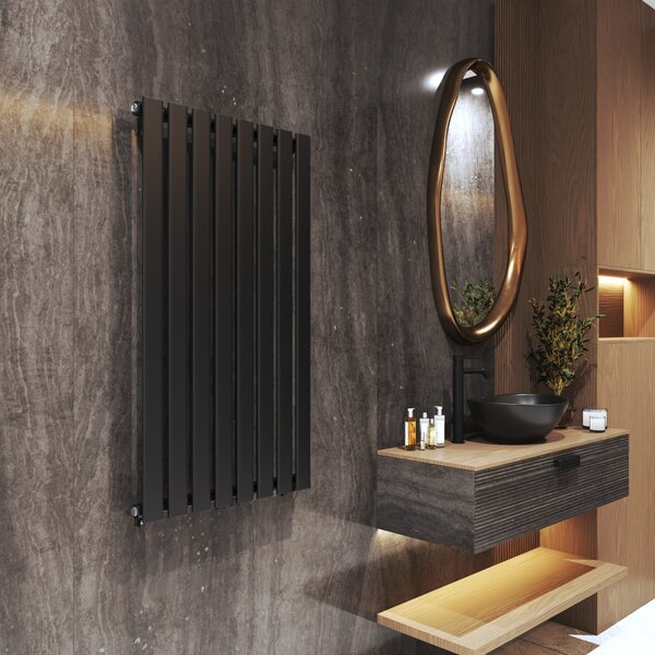 Gamma Vertical, topné těleso 600x1100 mm, 737 W, černá matná, GMA-VERT-11060-BK