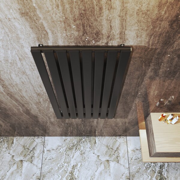 Gamma Vertical, topné těleso 600x1100 mm, 737 W, černá matná, GMA-VERT-11060-BK