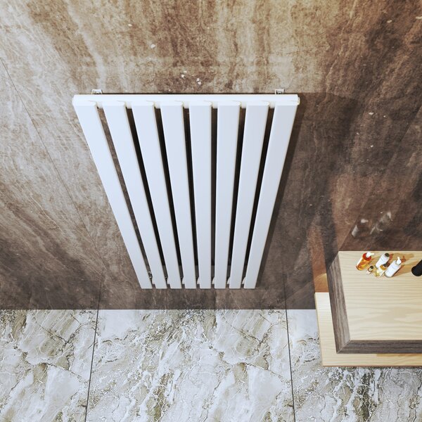 Gamma Vertical, topné těleso 600x1400 mm, 916 W, bílá matná, GMA-VERT-14060-WH