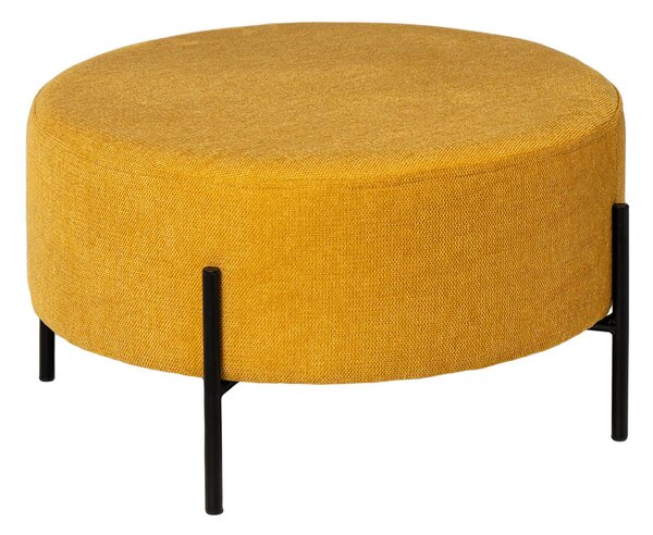 Puf amila Ø 60 cm hořčicový