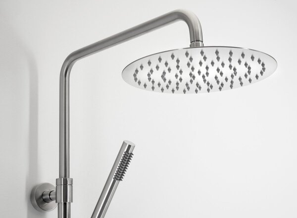 Sapho Sapho, MINIMAL sprchový sloup s pákovou s baterií, nerez mat, MI139