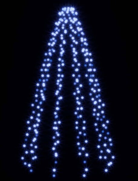 Světelná síť na vánoční stromek 300 modrých LED diod 300 cm 328890