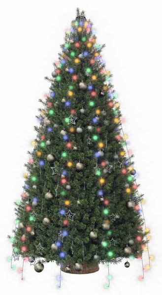 Světelná síť na vánoční stromek 300 barevných LED diod 300 cm 328891