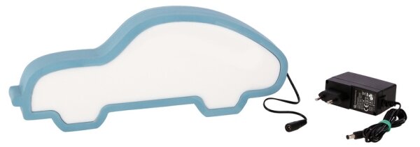LED Dětská stolní lampa CAR LED/11W/230V modrá