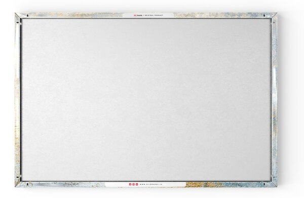 ALLboards METAL MB96_00101 Magnetická kovová tabule zlatý beton 90x60 cm