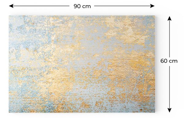 ALLboards METAL MB96_00101 Magnetická kovová tabule zlatý beton 90x60 cm