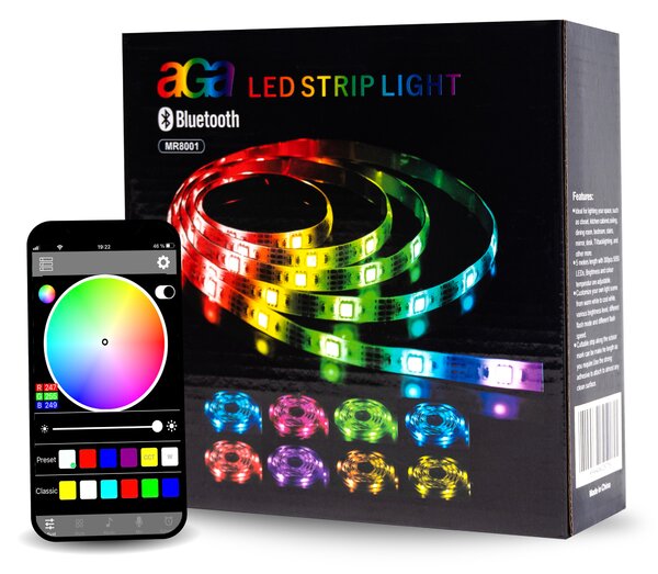 Aga RGB LED MR8001 5m